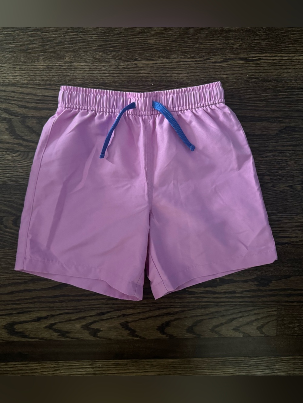 Primary Lilac Swim Shorts with Blue Drawstring